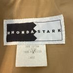 Rhonda Stark Vintage Boho Western Cropped Jacket Size L Neutral Patchwork Cotton Size L Photo 7