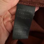 ANINE BING  Tyler Sweat Pants in
Burgundy fall casual $200 M distressed designer Photo 8