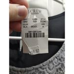 NWT J. CREW Size Medium Top Gray Black Lace Front Scallop Hem Keyhole Back Shirt Photo 8