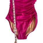 J.Crew Radiant Fuchsia Ruched V Photo 2
