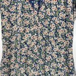 Sandro  Silk Floral Retro Collared Shirt Dress Photo 3