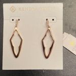 Kendra Scott NWT Rose Gold Eloganted Hoop Photo 4