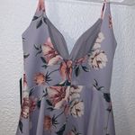 City Vibe  sleeveless floral skater lavender dress size 3 Photo 4