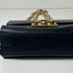 Gucci GG Black Leather Small Padlock Shoulder Bag Purse Photo 8