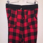 secret treasures  red plaid soft comfy jogger style pajama pants Photo 1