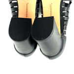Johnston & Murphy  size 9.5 like new black heels pumps‎ block heels peep toe Photo 7
