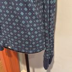 Old Navy  Blue Geometric Print Lounge Top (M) Photo 2