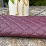 Badgley Mischka Plum Diamond Quilt Convertible Envelope Crossbody Bag $129 NEW Photo 8