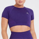 Oner Active  Effortless Seamless Short Sleeve Crop Top XS Photo 0