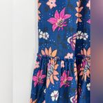 Marine layer 🆕 NWOT  Corinne Doublecloth Midi Skirt Batik Floral Tiered Size XS Photo 12