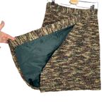 Sandra Petite Boucle Tweed Knit Wool Blend Lined Wrap Skirt Size 6P Photo 3