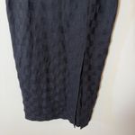 Urban Outfitters  Black Checkered Sleeveless Midi Dress with Side Slit‎ Photo 2