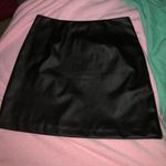 Altar'd State Black Leather Skirt  Photo 0