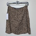 Reformation  "Margot" Women's High Waisted, Flounced Animal Print Skirt Sz 10 NWT Photo 3
