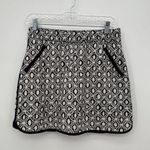 Talbots T by Navy Blue Pattern Petite Mini Athletic Skort Size Small Petite Photo 0