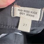 Madewell Kick Out Crop Pants in Garment-Dyed Sateen in Dark Pavement Size 27 NWT Photo 11