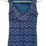 New York & Co. women’s XS blue sleeveless baby doll style top fully lined Photo 7