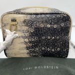 LOGO By Lori Goldstein  Snakeskin Embossed and Pink Leather  Double Zip Camera Cr Photo 1