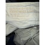 American Eagle AE Women's 14 Super High Rise Baggy Wide Leg Pant Stretch Cream Photo 5