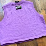 Nike  Women's Top Workout Lavender Muscle Tee Activewear medium Photo 5
