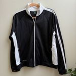 Ralph Lauren Lauren Active RL Black and White Zip UP Activewear Jacket Size XL Photo 0