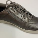 Easy Spirit  Freney Dk Grey Metallic Leather Shoes B16B Photo 7