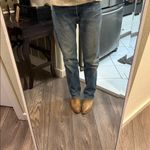 Free People  Tan and Brown Leather western Boots size 38.5 or us 8 Photo 8