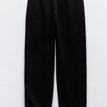 ZARA Plush Joggers In Black Size Small Photo 0