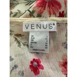 Venus  Floral Blouse Size 2 Oversize Lace Flounce Sleeve Milkmaid Prairie (M) Photo 7