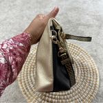 Versace Parfums Crossbody Bag Medusa Logo Mini Purse Clutch Wristlets Black Gold Photo 5