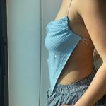 Cult Naked V Backless Crop Blue Size XS Photo 1