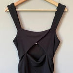 Mable Womens Medium Bodycon Cut Out Front Twist Mini Party Going Out Black Dress Photo 5