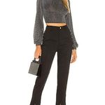 BCBGMAXAZRIA Mock Neck Crop Top Photo 0