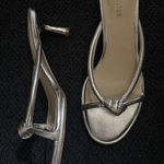 Silver Short Kitten Heels Photo 0