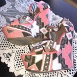 Wild Pair Opened Toed Wedge Heel Shoes Photo 0