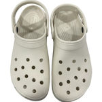 Crocs  Classic Platform Clogs Iconic Comfort Womens Size 9 Bone Tan 206750 EUC Photo 0