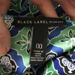 Chico's Chico’s Black Label Blue Green & Black Tunic Top Size 00 XS 2 Photo 7