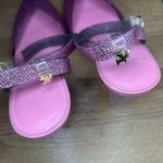 She Is Cheval “Did My Heart Love, ‘Til Now?” Limited Edition Sparkle Pink Wedge Size 10 Photo 5