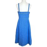 #16 NWT MOTHER Denim The Double Fold Dress in Cutting Edge Blue Size L Photo 10