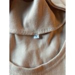 Women's Tan Turtle Neck Long Sleeve Mid Length Dress Photo 4