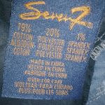 Seven7  10 34x31 Dark Wash Slim Boot Riveted Flap Pocket Jeans Photo 7
