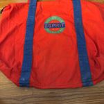 Esprit  Red Tote with Blue and Green Logo Photo 3