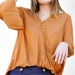 Mittoshop Lace Trimmed Surplice Top Photo 4