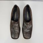 Donald J Pliner Womens Shoes Size 9‎ Silver Brown Embossed Slip Photo 8