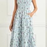 💕HILL HOUSE HOME💕 The Ellie Nap Dress ~ Pond Floral Print XS Blue Photo 7