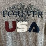 Chaser  Tee Gray USA FOREVER Short Sleeve T Shirt Sz  XS GUC Patriotic Eagle Top Photo 6