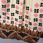 Free People  Sleeveless Collared Boho Flowy Key Hole Tank V-Neck Tunic- Medium Photo 7