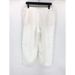 J. JILL Pure Jill Linen Crop Pants White M Missy (XL/XXL?) Photo 7