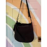 Denim & Supply Ralph Lauren Fringe Crossbody Bag Buffalo Plaid Wool & Leather Photo 3