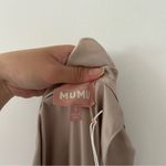 Show Me Your Mumu NWT  Samantha Ruffle Champagne Luxe Satin Wrap Dress Size S Photo 9